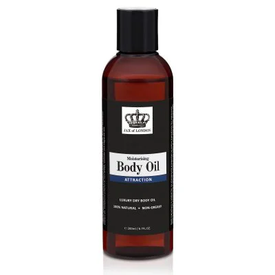 Attraction Body Oil Body Oil Cologne Fragrance, 100% Natural alcohol-free, A blend of natural oils to lock in moisture, Great gym body oil.
