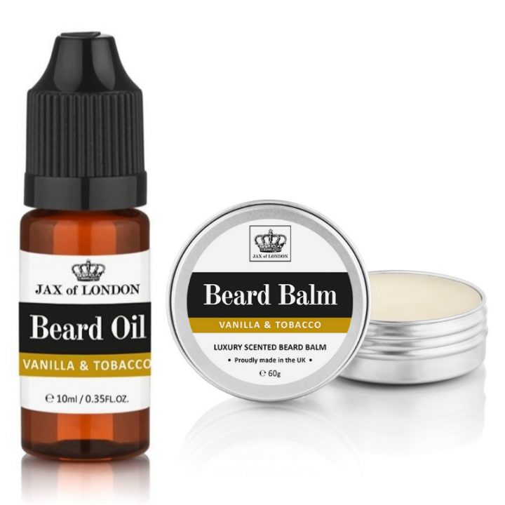 Vanilla and Tobacco Cologne Beard Balm & Beard Oil Set