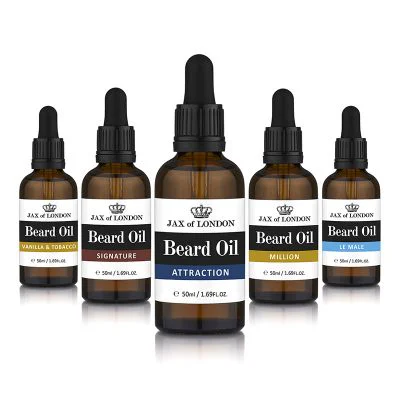 Five Cologne Beard Oil Set