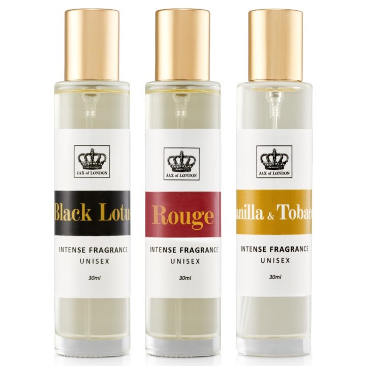 Set of Three Perfumes from Jax of London