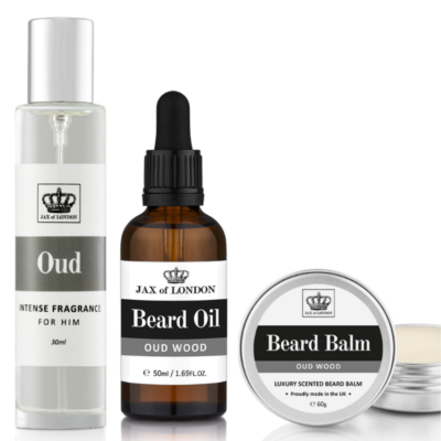 Jax of London Oud Beard Oil balm and EDP Gift Set